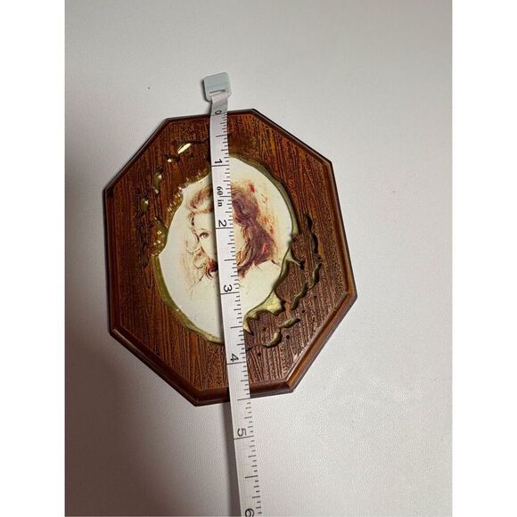 Picture Frame Cut Out Gold Inlay vintage - Picture 4 of 4